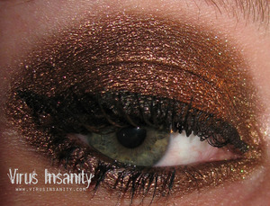 Virus Insanity eyeshadow, Sticky Caramel
www.virusinsanity.com