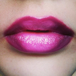 purpke pink ombre lips