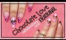 Chocolate Love nail art | Collab with Kirakiranail