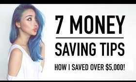 7 Money Saving Tips for College Students | I saved over $5,000 Tip 4 | Wengie