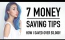 7 Money Saving Tips for College Students | I saved over $5,000 Tip 4 | Wengie