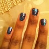 Blue and Purple Glitter