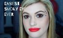 Easiest Smoky Eye Ever Featuring Vegan Makeup and a Face Tattoo