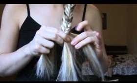 HOW TO: Fishtail side plait hairstyle
