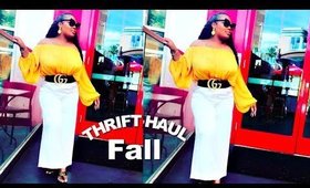 HOW TO DRESS CLASSY THRIFT fall HAUL