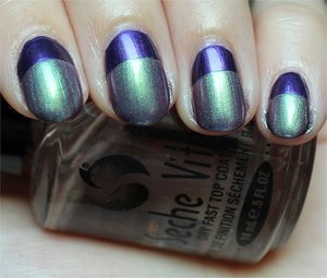 See more swatches, details about the products I used & Ruffian tips here: http://www.swatchandlearn.com/nail-art-ruffian-nails-using-zoya-suri-duri-divas-only/