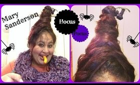 A Little Bit of Hocus Pocus -  Mary Sanderson Hair & Makeup Tutorial