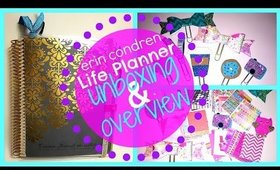 Erin Condren Life Planner (DELIVERY, UNBOXING, & OVERVIEW)