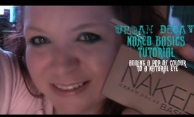 Urban Decay - Naked Basics 'Softly Smokey' Eye Tutorial (with added pop of colour)