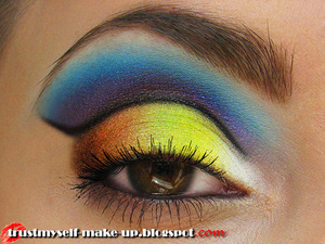 More pictures and full list od used products: http://trustmyself-make-up.blogspot.com/2012/08/face-chart-inspired-make-up-look.html