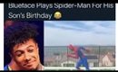 Blueface Dressed As Spider-Man For His Son