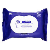 Klorane Make-Up Remover Biodegradable Wipes with Soothing Cornflower
