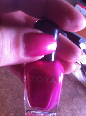 This is one of my favorite colors by Zoya called "Reese" a very pretty color.