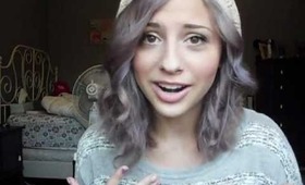 Red to Silver/purple Hair