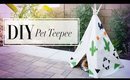 DIY Super Cute Dog & Cat Summer Teepee | ANNEORSHINE