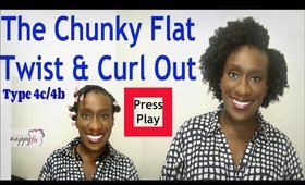 Natural Hairstyle | The Chunky Flat Twist and Curl Out + LRC Giveaway Winners