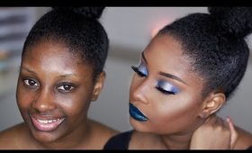 Get Ready with Me | Blue Overload | Makeupd0ll