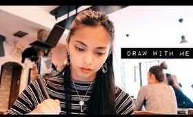 draw with me | at the cat café 🐈
