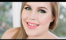 Turquoise and Lime Green Eyeshadow// Makeup Tutorial //Rebecca Shores MUA