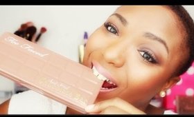 Reeses Makeup Tutorial ft Too Faced Semi Sweet Chocolate Bar