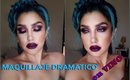 🍷Maquillaje en VINO / BURGUDY makeup tutorial 💖 | auroramakeup