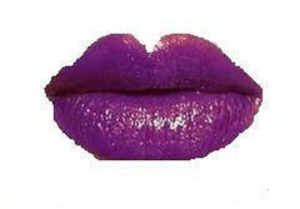 Purple lipstick with Vitamin E and Aloe.