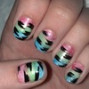 Tiger Stripe Nails!