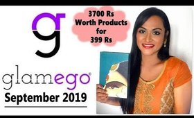 Glamego Sept 2019 Box - 3700 Rs worth products for 399 Rs | Tamil Beauty Channel