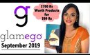 Glamego Sept 2019 Box - 3700 Rs worth products for 399 Rs | Tamil Beauty Channel