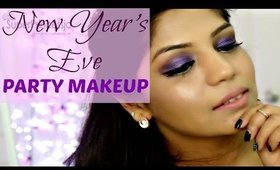 New Year's Eve Party Makeup Tutorial Purple Eye Makeup 2014/2015