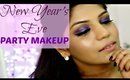 New Year's Eve Party Makeup Tutorial Purple Eye Makeup 2014/2015