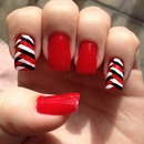 Striped nails