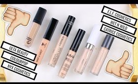 BEST AND WORST AFFORDABLE CONCEALERS! REVIEWS AND DEMOS