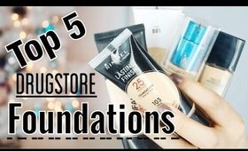 Top 5 Drugstore Foundations @Gabybaggg