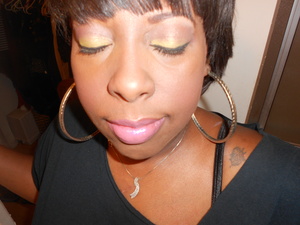 I used my BH Cosmetics Party Girl Palette, MAC Matchmaster and a Milani lip gloss.