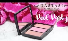 Anastasia Beverly Hills Blush Trio - Pool Party Review & Swatches on Pale Skin | Cruelty Free Vegan