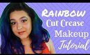 Rainbow Cut Crease Makeup Tutorial feat Pinky Rose and Violet Voss