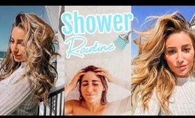 HAIR CARE ROUTINE // How I curl my hair + GLOWING SKIN!