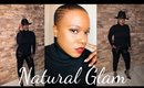 GRWM | Natural Glam w/ Bold Lip