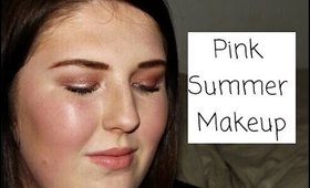 ❤ Pink Summer Makeup | Just Me Beth ❤