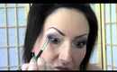 Makeup tutorial- silver , black and purple eye,  with Rimmel eyeshadow quad