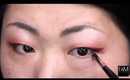 Tangerine Tango Neon Eyeliner Look for Asian Monolid - Makeup tutorial