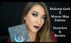 Makeup Geek x Manny Mua Palette Swatches and Review