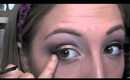 Golden/Bronze Purple Smokey Eye Makeup for Summer