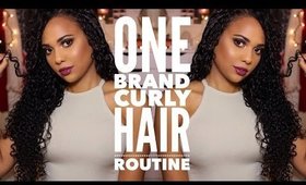Shea Moisture One Brand Curly Hair Routine | Ashley Bond Beauty