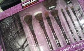 Kirkland Signature (aka Costco) 10-pc Brush Set - 1st Impressions!
