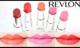 Revlon Ultra HD Lipstick Swatches 5 Shades