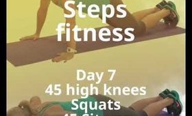 Day 7 -30 Day Fitness challenge