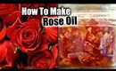 HOMEMADE ROSE OIL │DIY ROSE OIL FOR ACNE, WRINKLES, SILKY HAIR, DRY SKIN, OILY SKIN, SMOOTH HAIR