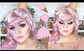 Halloween Makeup Look | Melting Ice Cream